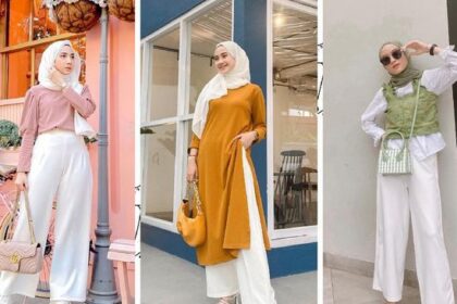 Celana Kulot Dengan Atasan Yang Cocok Untuk Hijaber