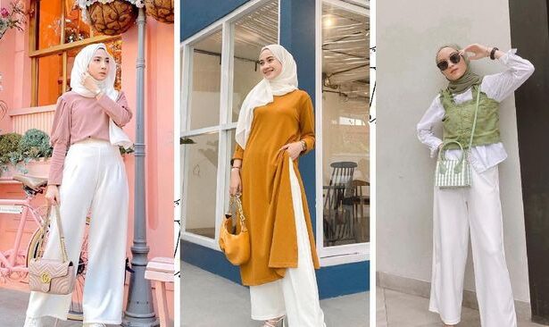Celana Kulot Dengan Atasan Yang Cocok Untuk Hijaber
