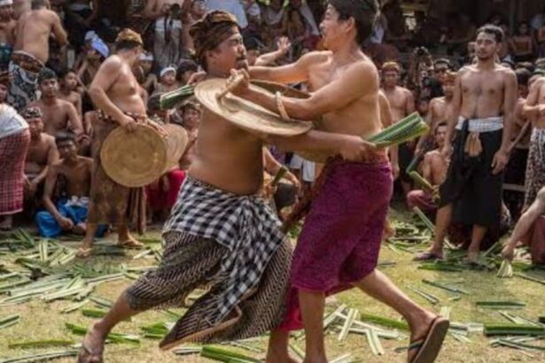 Tradisi Perang Pandan di Bali