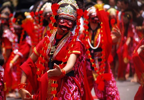 Warna Topeng pada Tarian Topeng Cirebon